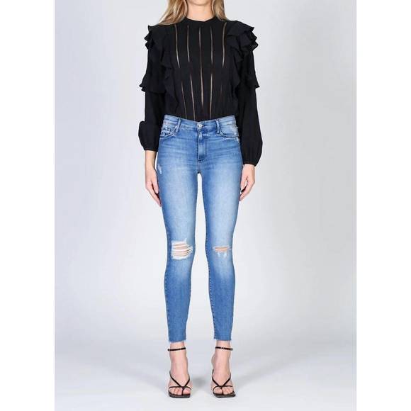 BLACK ORCHID BO208OBB CARMENHIGH RISE ANKLE FRAY main image 1